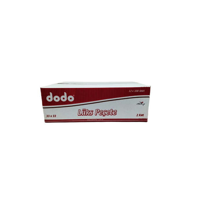 Ayrıntıları göster (Dodo Garson Katlama Lüx Peçete 2 Katlı 33*33 100 Yaprak x 12 Paket) Dodo Garson Katlama Lüx Peçete 2 Katlı 33*33 100 Yaprak x 12 Paket resmi
