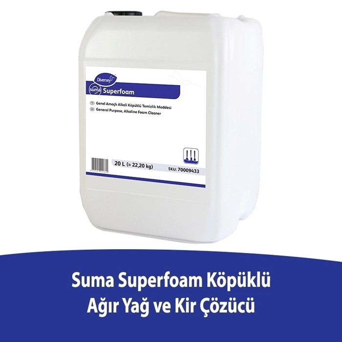 Diversey Suma Superfoam Köpüklü Ağır Yağ Çözücü 20 L resmi