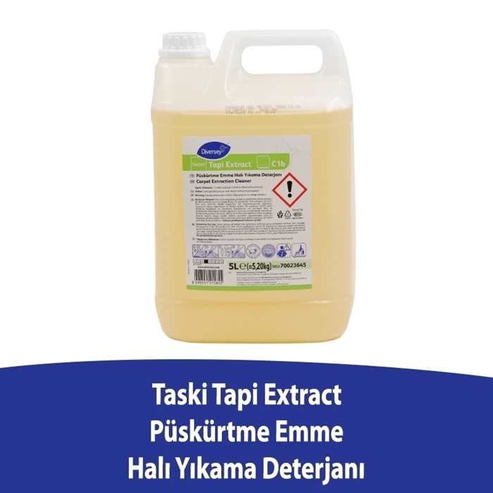 Diversey Taski Tapi Extract C1b Halı Yıkama Deterjanı 5 L resmi