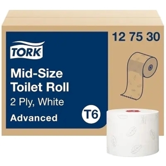 Tork Çift Rulo Tuvalet Kağıdı Advanced 100 Metre 27 Rulo resmi