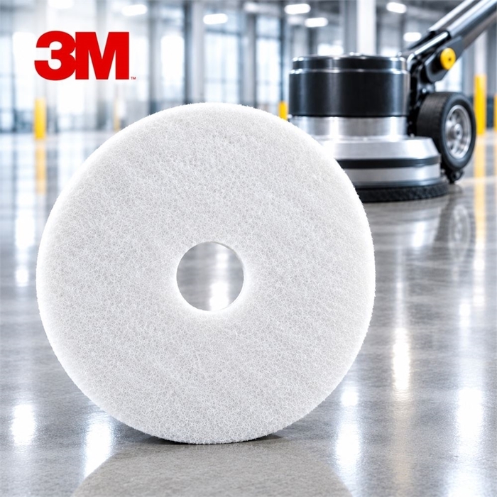 3M™ Scotch-Brite™ Beyaz Yer Pedi 51 cm 5adet/Koli resmi